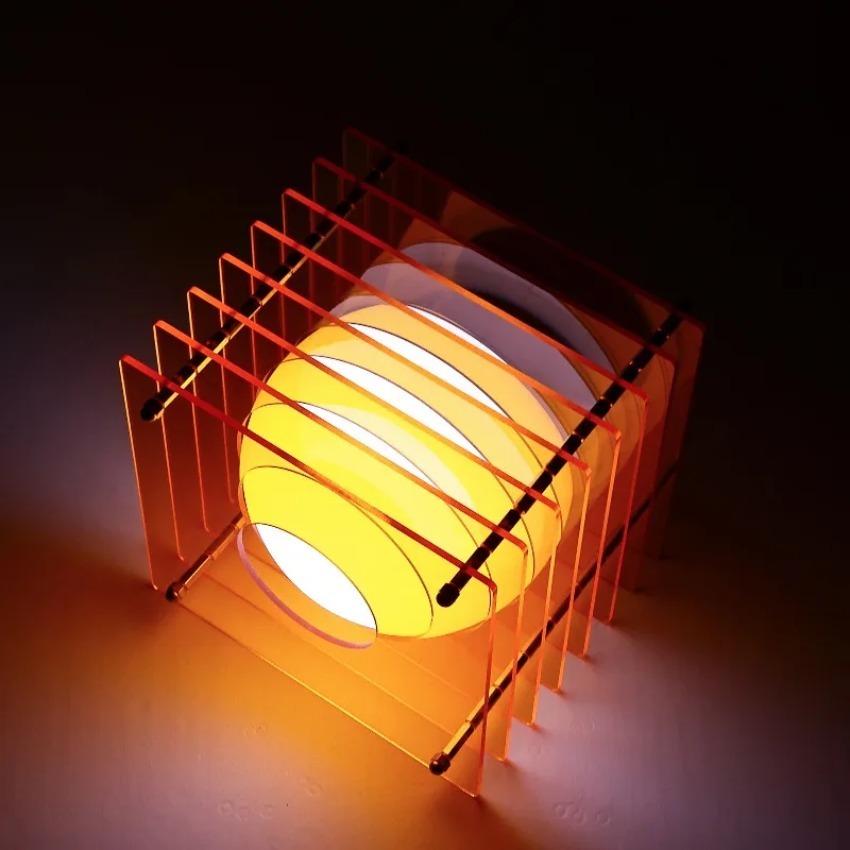 Lighting Design Decor - DIY Moon Lamp Acrylic Thousand Layer