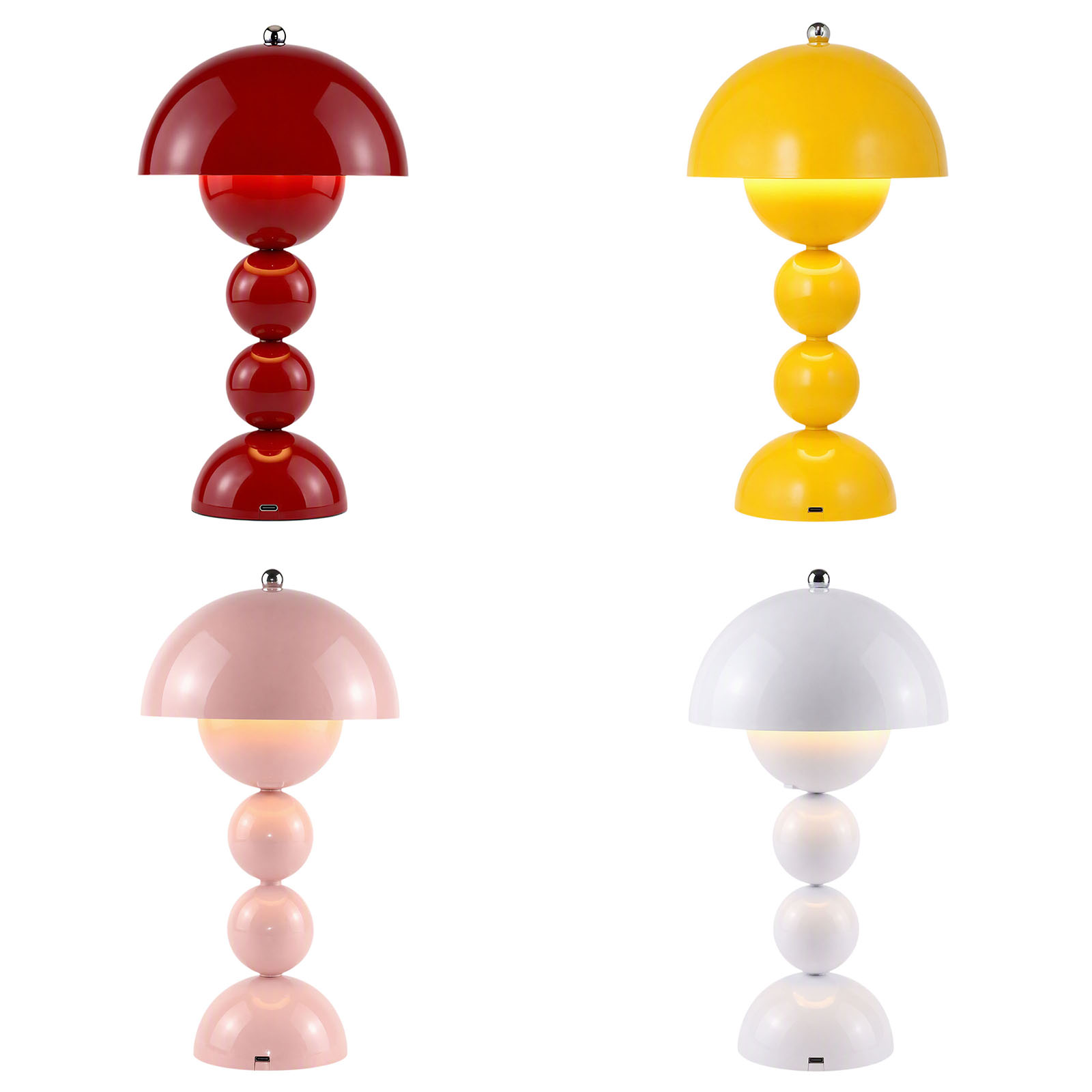 Mushroom Table Lamp - Vintage Mushroom Table Lamp USB LED