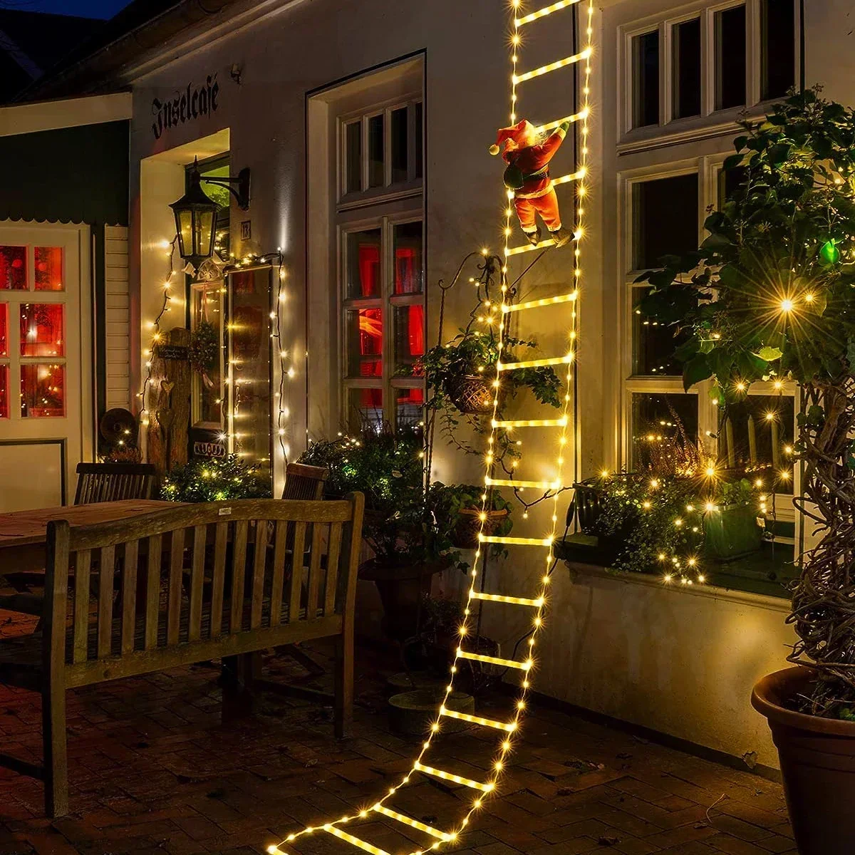 LED Ladder Light for Santa Cla - đánh giá và giá Home Decor Lighting Tree