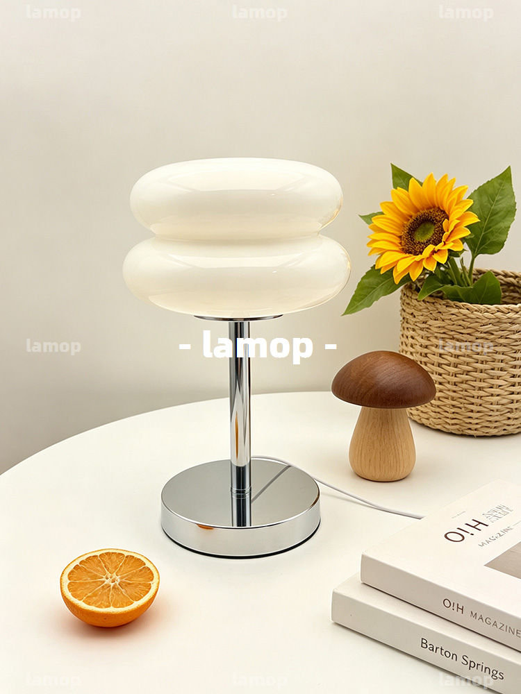 Bauhaus Cream‑Globe Table Lamp - đánh giá và giá Lighting Decor For Bedroom