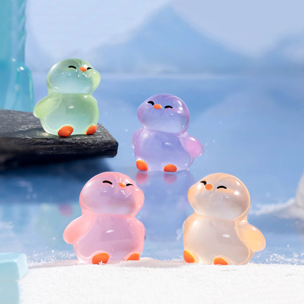 18Pcs Glowing Resin Penguins:  - đánh giá và giá Lighting Decoration Ideas For Home