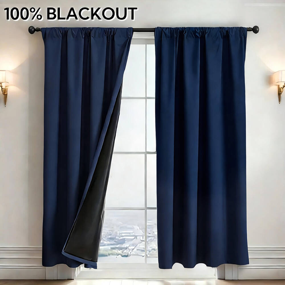 1pc 100% Blackout Curtain with - đánh giá và giá Office Lighting Decor