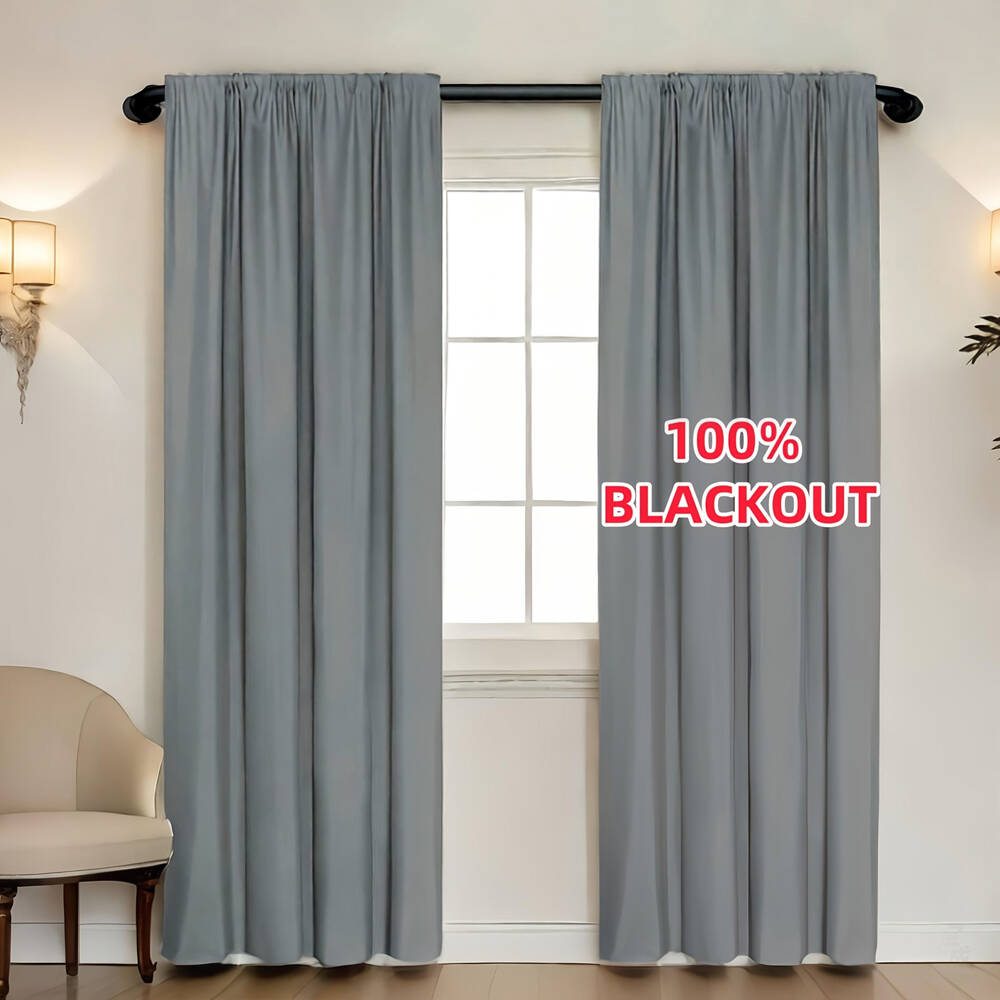 1pc 100% Blackout Curtain with - đánh giá và giá Office Lighting Decor