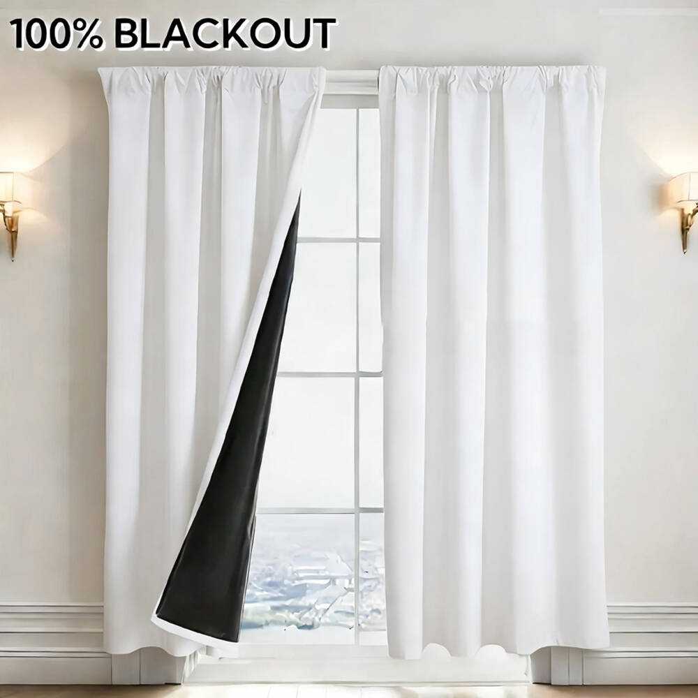 1pc 100% Blackout Curtain with - đánh giá và giá Office Lighting Decor