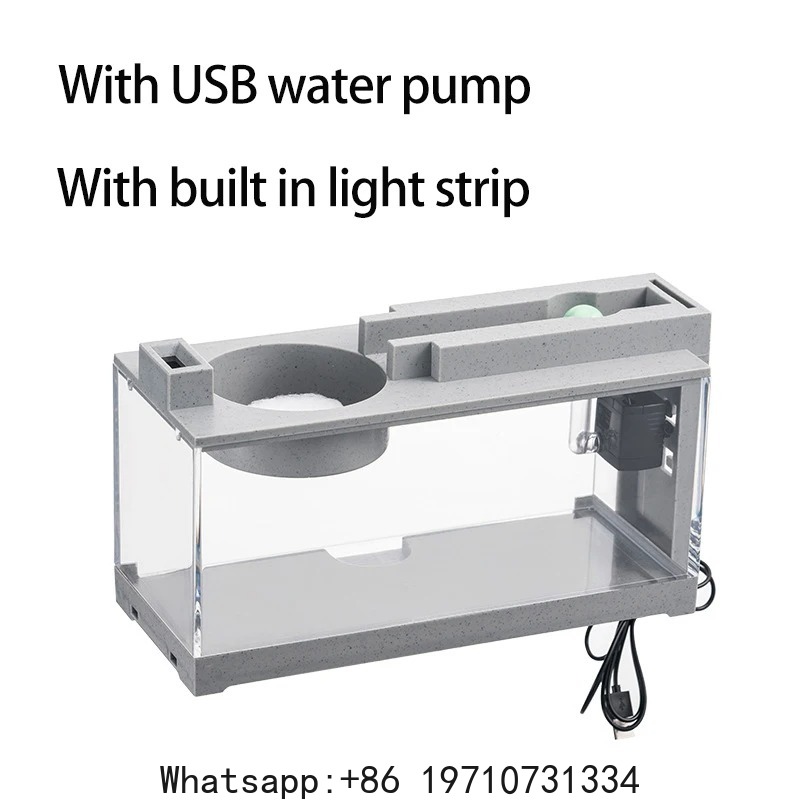 Aquarium Fish Tank Kit Built-i - đánh giá và giá Office Lighting Decor