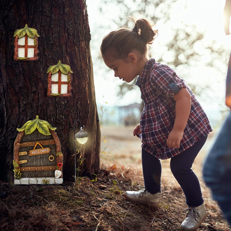 Miniature Fairy Gnome Home Win - đánh giá và giá Home Decor Lighting Tree