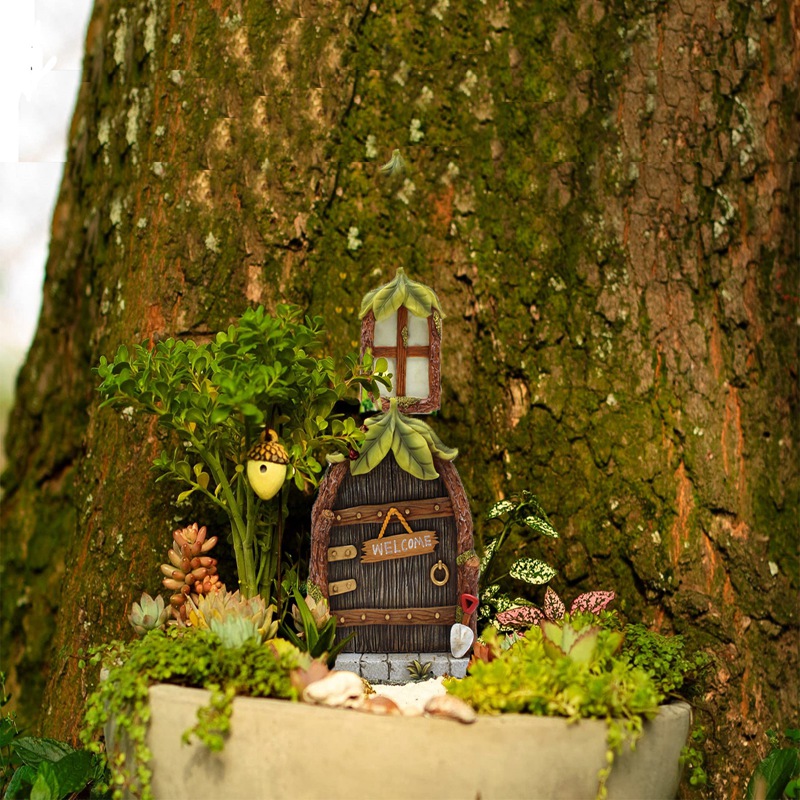 Miniature Fairy Gnome Home Win - đánh giá và giá Home Decor Lighting Tree