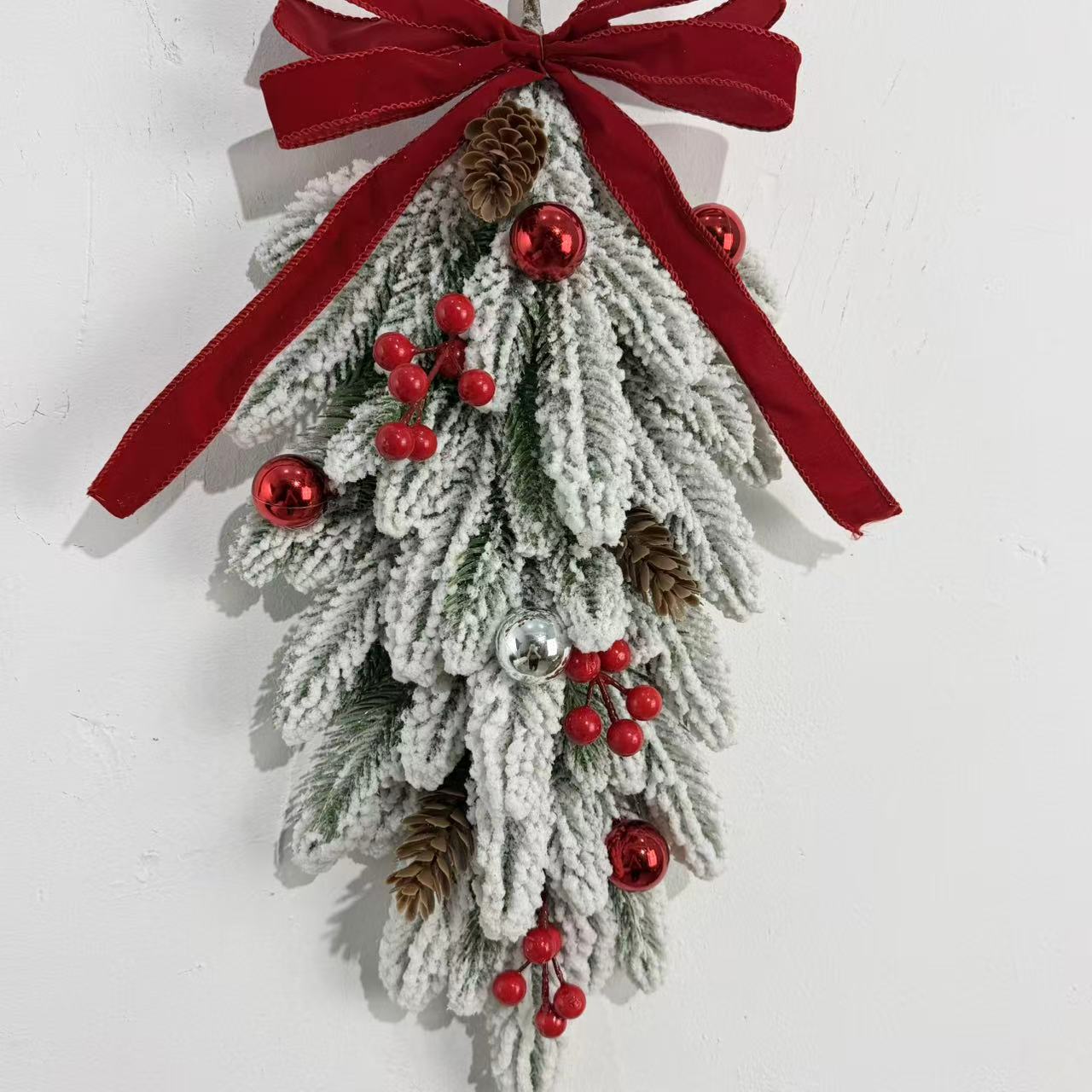45CM Christmas Wreath Pendant  - đánh giá và giá Pendant Lighting Christmas Decor