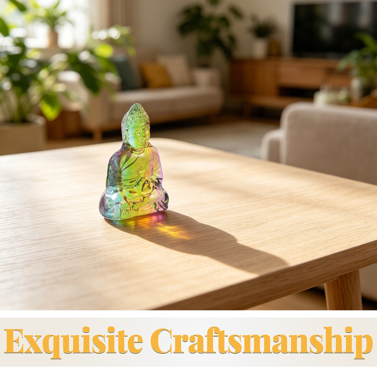 4.2 Inch Crystal Buddha Statue - đánh giá và giá Office Lighting Decor