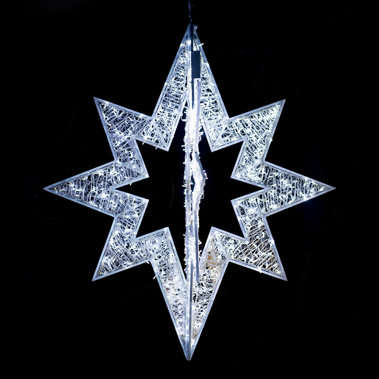 LED Five-Pointed Star Outdoor  - đánh giá và giá Pendant Lighting Christmas Decor