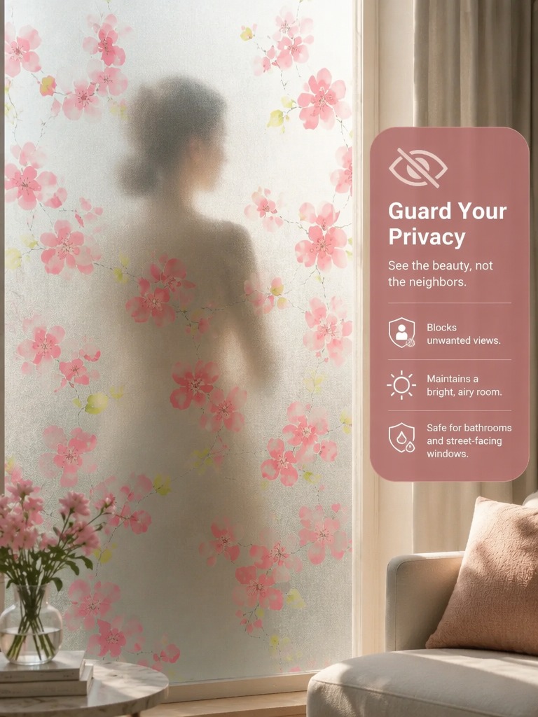 Frosted Privacy Window Film Tr - đánh giá và giá Office Lighting Decor