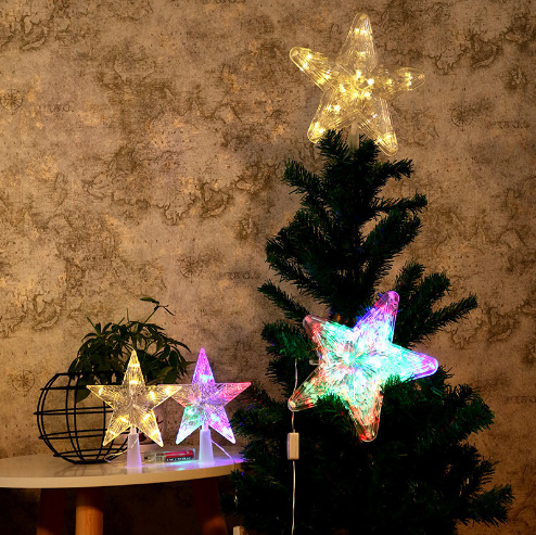 15/19/23cm Christmas Tree Top  - đánh giá và giá Home Decor Lighting Tree