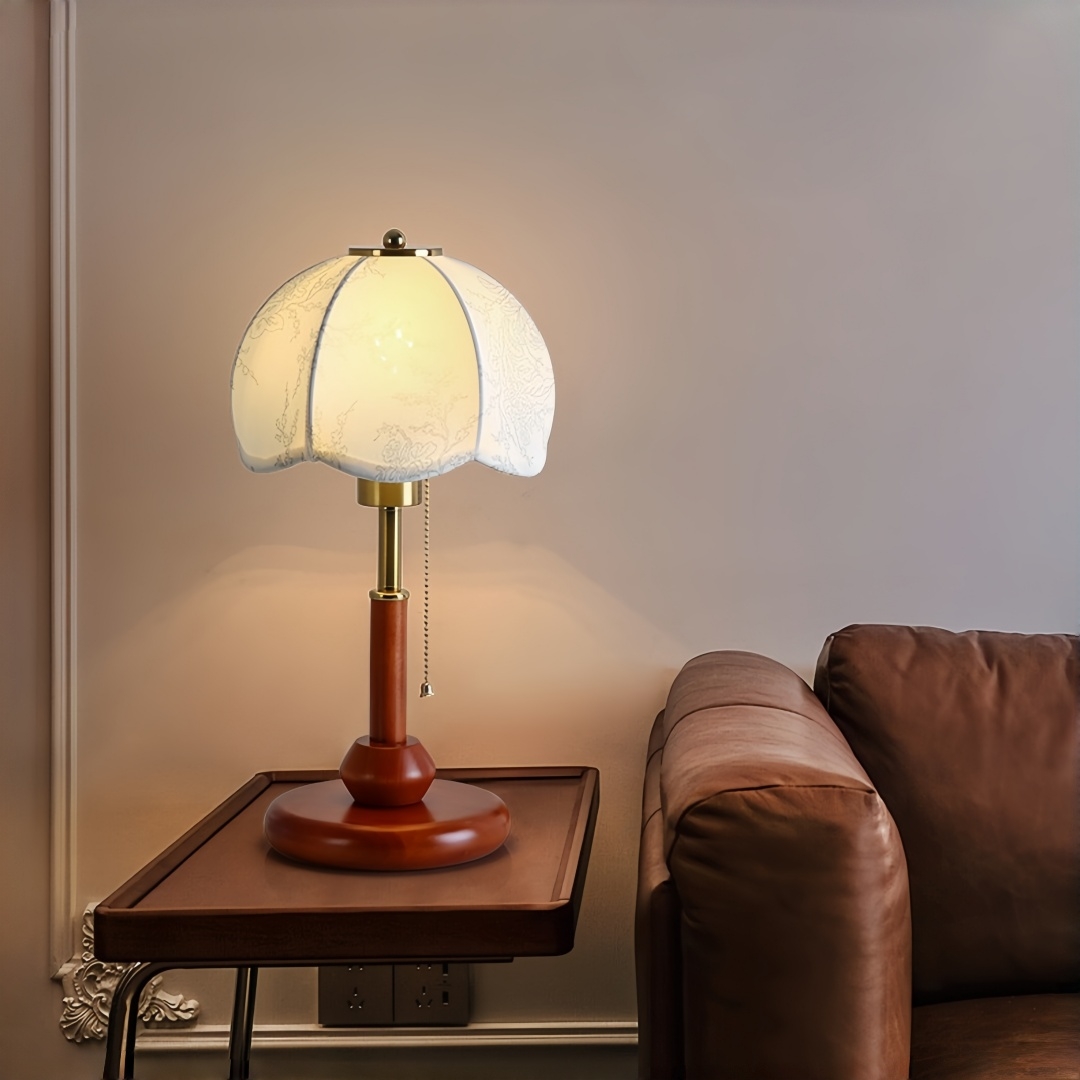 Vintage Scalloped Dome Table L - đánh giá và giá Lighting Decor For Bedroom