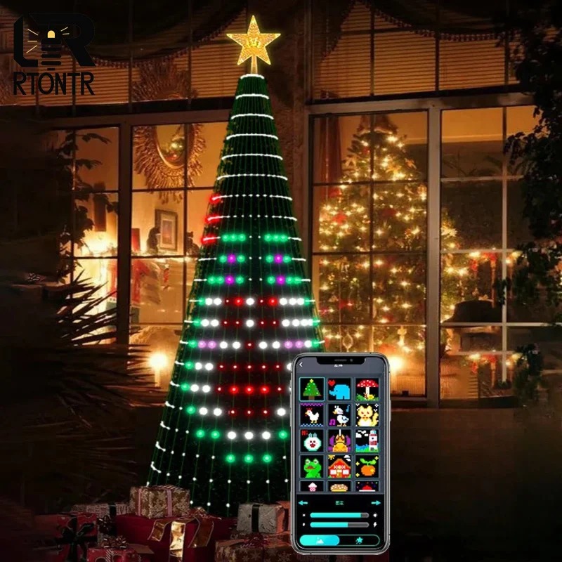 Christmas Star Tree Lights RGB - đánh giá và giá Home Decor Lighting Tree