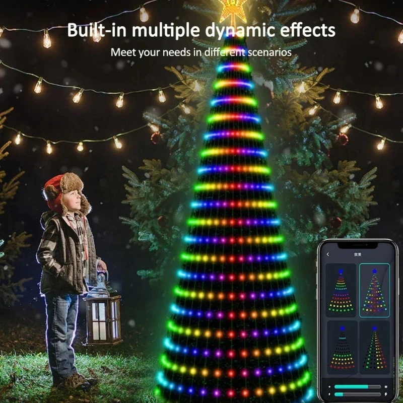 Christmas Star Tree Lights RGB - đánh giá và giá Home Decor Lighting Tree