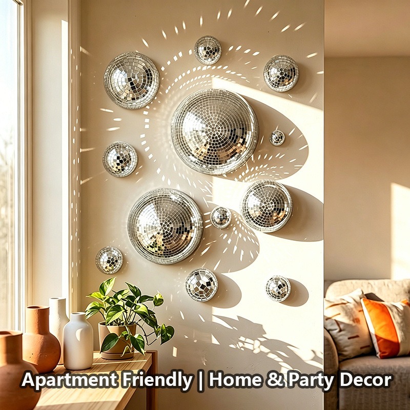 Mirrored Glass Half Sphere Dis - đánh giá và giá Disco Ball Mirror