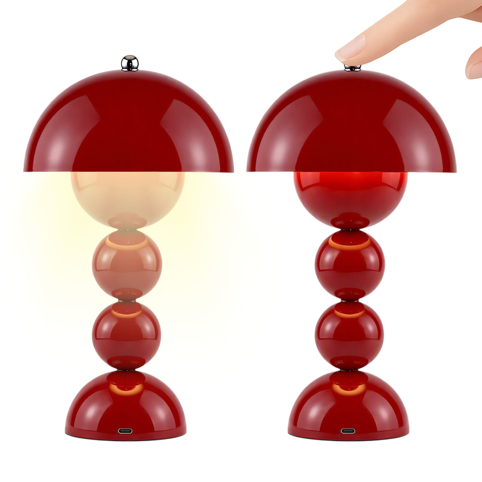 USB Mushroom Bud LED Table Lam - đánh giá và giá Mushroom Table Lamp