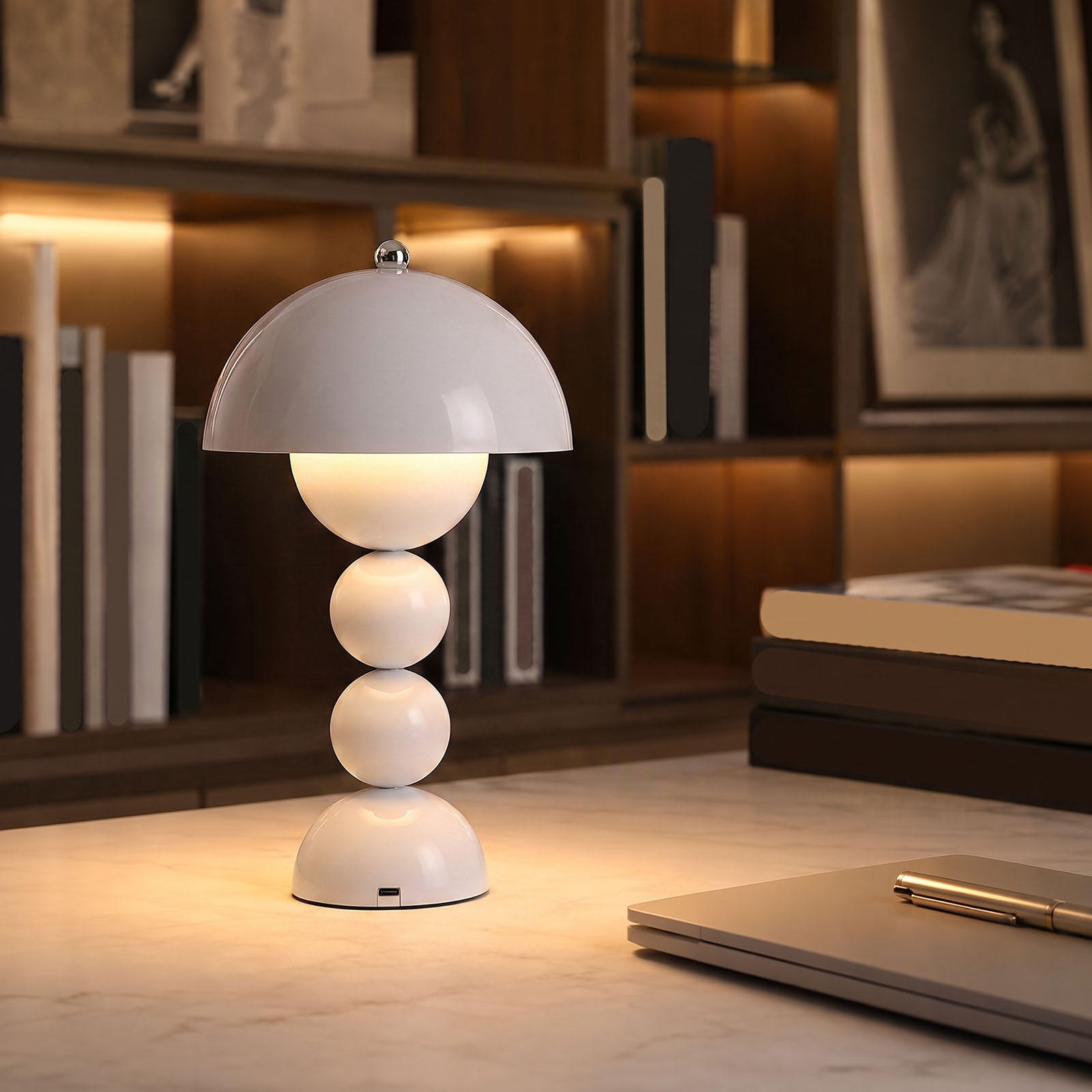 Vintage Mushroom Bud Table Lam - đánh giá và giá Mushroom Table Lamp