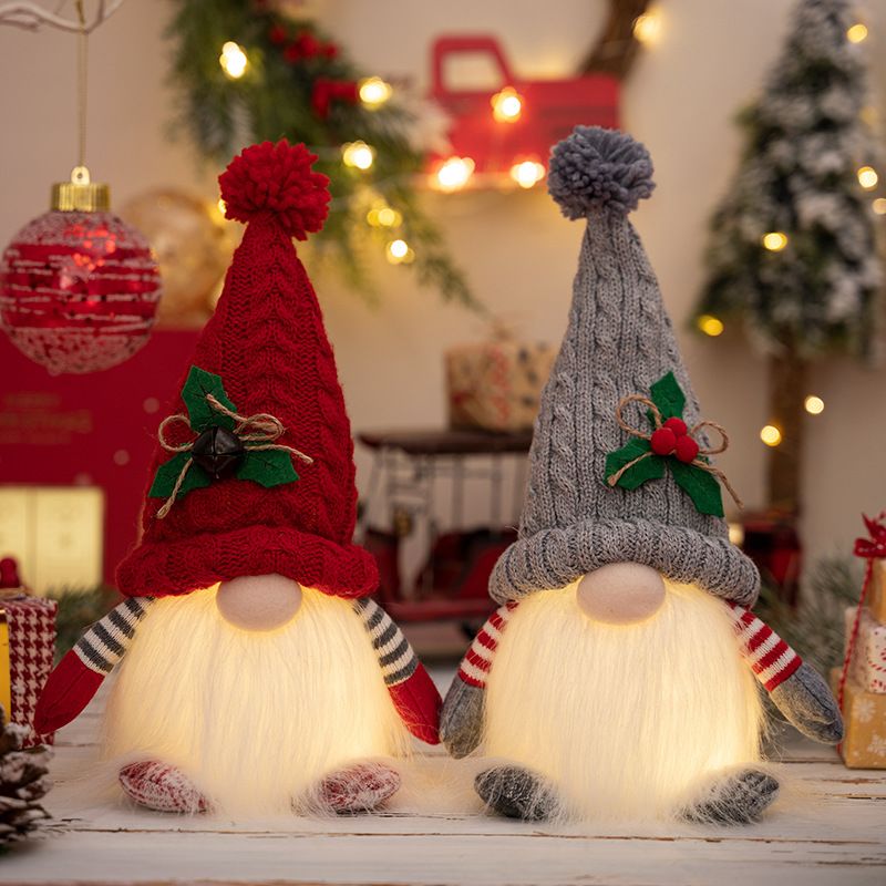 Glowing Knitted Gnome Doll wit - đánh giá và giá Home Decor Lighting Tree