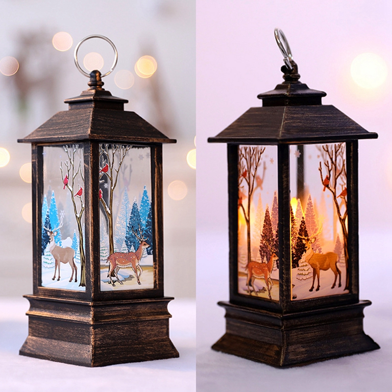 Christmas Lantern Light Merry  - đánh giá và giá Home Decor Lighting Tree