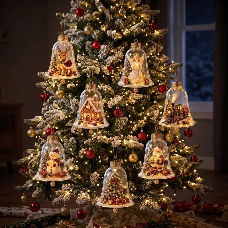 LED Christmas Ball Lights Tran - đánh giá và giá Pendant Lighting Christmas Decor