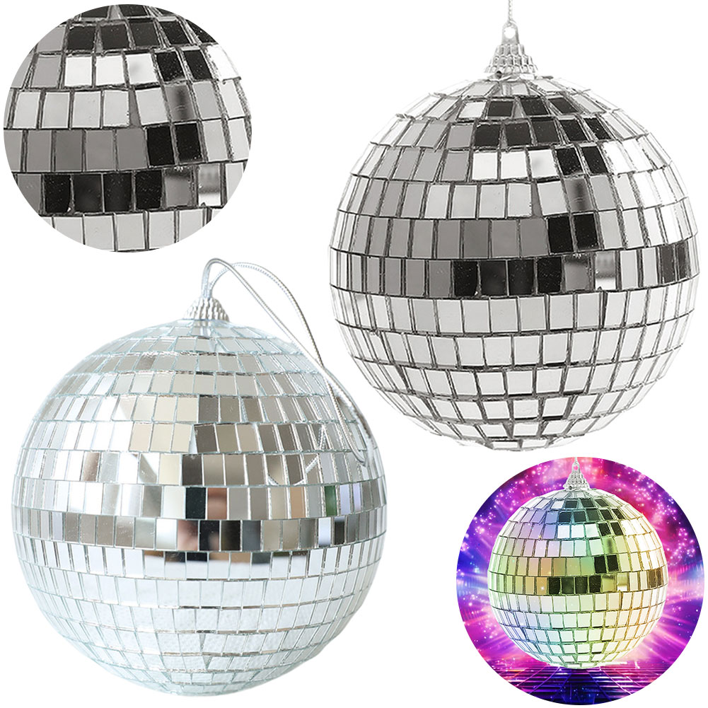 6pcs 4/6/10cm Mirror Disco Bal - đánh giá và giá Home Decor Lighting Tree
