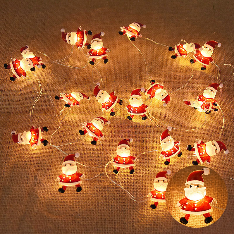 2M 20LED Ông Già Noel Bông Tuy - đánh giá và giá Home Decor Lighting Tree