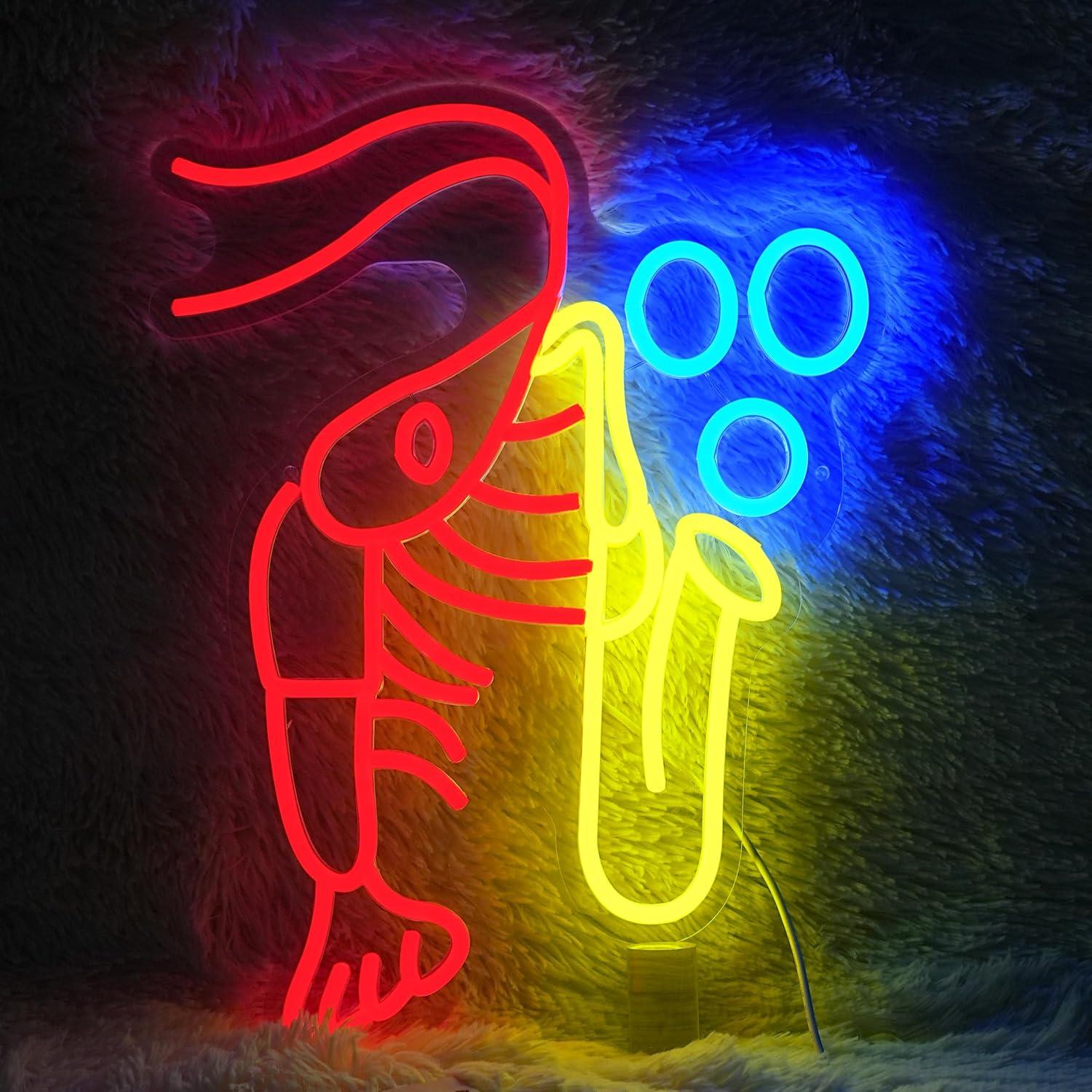 Lobster Saxophone Neon Sign Ja - đánh giá và giá Office Lighting Decor