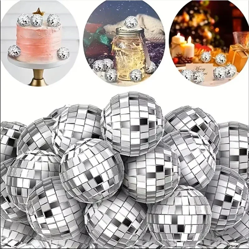 12/24 Pcs Decorative Reflectiv - đánh giá và giá Disco Ball Mirror